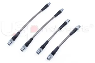 USP Stainless Steel Rear Brake Lines For Audi B5 FWD A4
