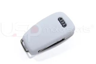 USP Silicone Key Fob Jelly (Audi Models)- White