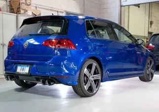 AWE Tuning SwitchPath Exhaust with Diamond Black Tips, 102mm For Mk7 Golf R