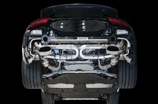 AWE Tuning Carrera Performance Exhaust - Chrome Silver Tips For 991