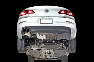 AWE Tuning Touring Edition Performance Exhaust - Diamond Black Tips For VW CC 2.0T
