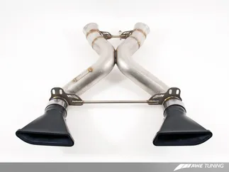 AWE Tuning McLaren Performance Exhaust - Machined Tips For MP4-12C