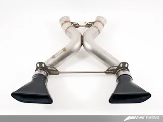 AWE Tuning McLaren Performance Exhaust Black Tips For MP4-12C