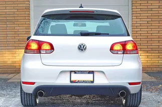 AWE Tuning Golf TDI "GTI Style" Performance Exhaust - Diamond Black Slash Cut Tips