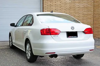 AWE Tuning Touring Edition Exhaust - Diamond Black Tips For MK6 Jetta TDI