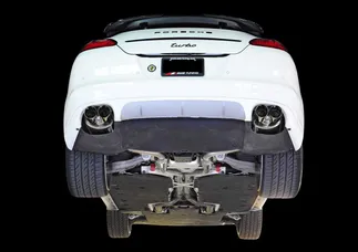 AWE Tuning Panamera Turbo Performance Exhaust System Track Edition Polished Silver Ti