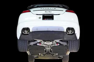AWE Tuning Panamera Turbo Performance Exhaust System Touring Edition Polished Silver 