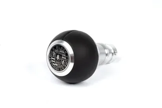BFI Heavy Weight Shift Knob - Smooth Black Nappa Leather For BFI GS2