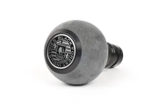 BFI Heavy Weight Shift Knob - Gray Alcantara Black Anodized For BFI GS2