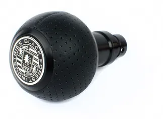BFI Heavy Weight Shift Knob SCHWARZ - Air Leather For BMW Fitment
