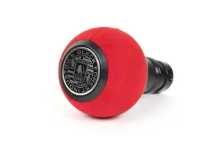 BFI Heavy Weight Shift Knob SCHWARZ Red Alcantara