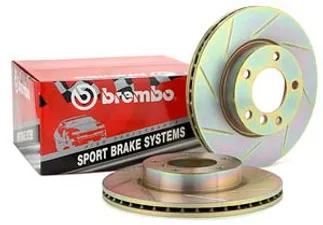 Brembo Sport Slotted Rotors Rear For VW/Audi