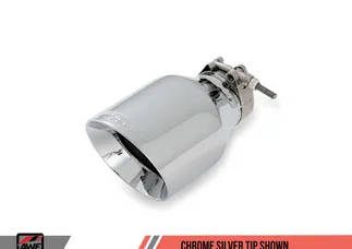 AWE Tuning Touring Edition Exhaust with Chrome Silver Tips (90mm) For VW MK7 Golf 1.8