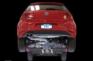 AWE Tuning Touring Edition Exhaust with Chrome Silver Tips (90mm) For VW MK7 Golf 1.8