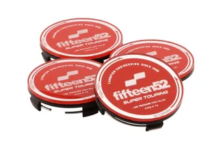 Fifteen52 Super Touring Center Cap Set (Red/Chrome)