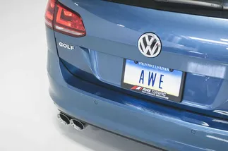 AWE Tuning Golf SportWagen Track Edition Exhaust with Diamond Black Tips (90mm) For V