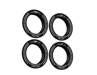 Fifteen52 Holeshot RSR Center Ring - Corner Designation Set (Anodized Black)