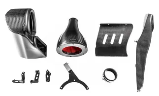 Eventuri Audi B9 RS5/RS4 - Black Carbon Intake w/ Secondary Duct