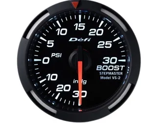 Defi Boost Gauge / Racer series - White