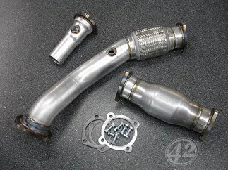 42 Draft Design 3" Downpipe with High Flow Cat For - VW MK4 1.8T