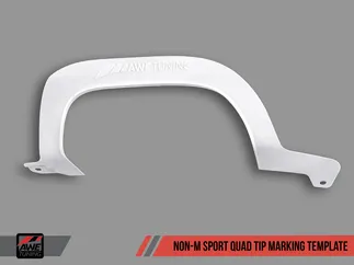 AWE Tuning Non-M Sport Quad Tip Marking Template For BMW F3X 328i/428i