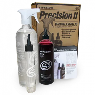 S&B Precision II: Filter Cleaning & Oil Kit (Red Oil)