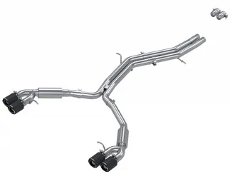 MBRP 2.5" Cat Back Exhaust System For Audi B9 S4/S5 - Carbon Fiber Tips