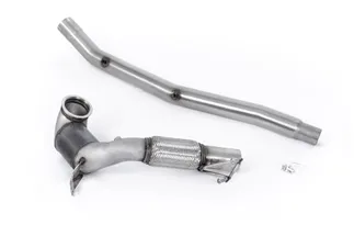 Milltek Large Bore Downpipe and Hi-Flow Sports Cat For VW MK8 Golf R (OE Cat-Back)