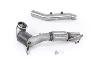 Milltek Large Bore Downpipe and Hi-Flow Sports Cat For VW MK8 GTI (OE Cat-Back)