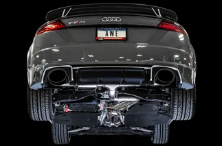 AWE SwitchPathâ„¢ Exhaust For Audi 8S TT RS - Diamond Black RS-style Tips
