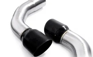 Unitronic Black PVD Slash Cut Exhaust Tips For MK8 GTI