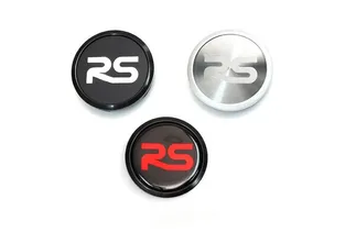 Neuspeed RS Wheel Cap For Audi and VW - Black/Red