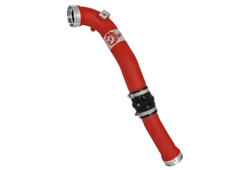 aFe BladeRunner 2-1/2 IN to 2-3/4 IN Aluminum Cold Charge Pipe Red For BMW-46-20229-R