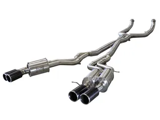 aFe MACH Force-Xp 3 IN 304 SS Cat-Back Exhaust w/ Carbon Tip For BMW - 49-36317-C