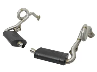 aFe MACH Force-Xp 2-1/2 IN to 2 IN SS Cat-Back Exhaust System For Porsche - 49-36415