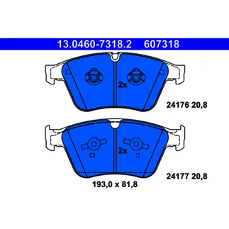 ATE Front Disc Brake Pad Set - 1644202320