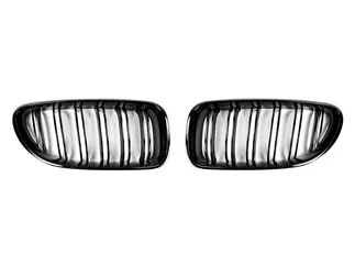 AutoTecknic Glazing Black Front Grilles For F06/F12/F13 BMW 6 Series (Including M6)