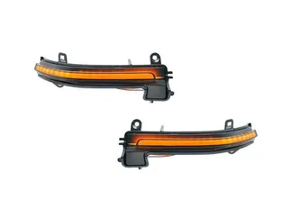 AutoTecknic Smoked Dynamic Sequential LED Turn Signal For F Series