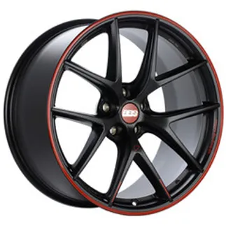 BBS CI-R Wheel Nurburgring Edition 19x9 5x112 ET42 Satin Black/Red Lip