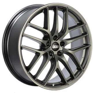 BBS CC-R Wheel 19x10 5x112 ET48 Satin Platinum Polished 