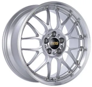 BBS RS-GT Wheel 19x8.5 5x112 ET32 Diamond Silver Center D/Cut Lip