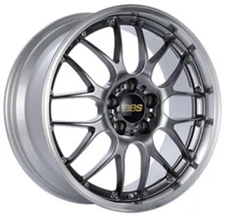 BBS RS-GT Wheel 20x8.5 5x112 ET38 Diamond Black Center Diamond Cut Lip