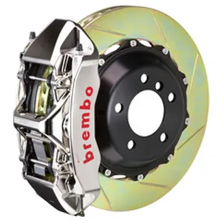 Brembo BMW Front GTR BBK 6 Pist Billet 380x32 2PC Rotor Slot Type1-Nickel-1M2.9009AR
