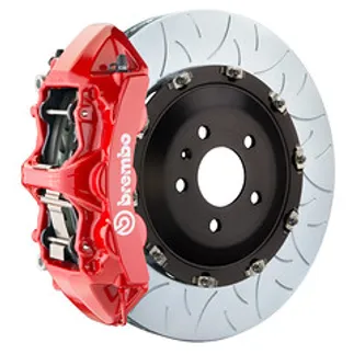 Brembo Audi Front GT BBK 6 Pist Cast 380x34 2PC Rotor Slotted Type-3-Red-1N3.9033A2