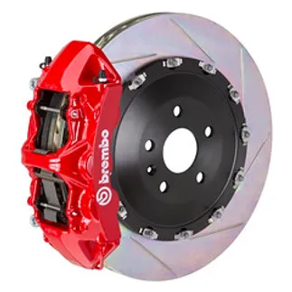 Brembo BMW Front GT BBK 6 Pist Cast 405x34 2PC Rotor Slotted Type1- Red-1N2.9552A2
