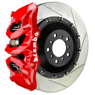 Brembo BMW Front GT BBK 6 Piston Cast 405x34 2PC Rotor Slotted Type1-Red - 1T2.9503A2