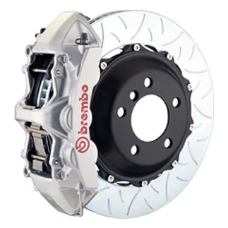 Brembo Audi Frnt GT BBK 6 Pist Cast 355x32 2PC Rotor Slotted Type3-Silver- 1M3.8045A3