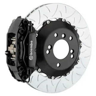 Brembo Audi Rear GT BBK 4Pist Cast 2PC 345x28 2PC Rotor Slotted Type3-BLK- 2C3.8016A1