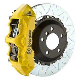 Brembo BMW Front GT BBK 6 Pist Cast 380x32 2PC Rotor Slotted Type3-Yellow-1M3.9014A5