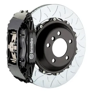 Brembo VW/Audi Frnt GT BBK 4Pist Cast 2PC 355x32 2PC Rtr Slotted Type3-BLK-1H3.8004A1